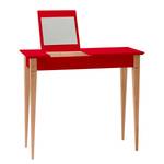 Toeletta Mimo Legno massello di faggio / MDF - Rosso - Rosso - Larghezza: 85 cm