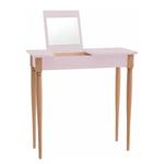 Coiffeuse Mamo Hêtre massif / MDF - Rose clair - Rose clair - Largeur : 65 cm