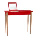 Toeletta Mamo Legno massello di faggio / MDF - Rosso - Rosso - Larghezza: 85 cm