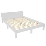 Bedframe Dabi massief beukenhout/MDF - lichtgrijs - 160 x 220 cm - Heldergrijs - 160 x 220cm