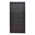 Armoire à chaussures Briscol Métal - Anthracite - 50 x 104 cm