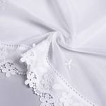 Bistrogordijn Nanja polyester - wit - 150 x 50 cm
