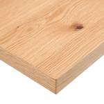 Tavolo da pranzo Legga D Impiallacciato in vero legno / Metallo - Quercia nodosa - Larghezza: 160 cm