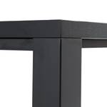 Tavolo da pranzo Legga B Impiallacciato in vero legno / Metallo - Quercia nero - Larghezza: 200 cm