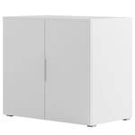 Élément d’armoire mi-hauteur Nikko 80 cm Blanc alpin - Poignée en métal