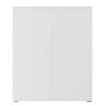 Élément armoire mi-hauteur Nikko 110 cm Blanc alpin - Pousser pour ouvrir