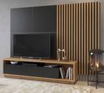 Ensemble meubles TV Voel - 4 éléments Noir brillant