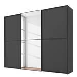 Schwebetürenschrank Sinfonie Plus Typ B Graphit - 249 x 240 cm - Comfort - Grau