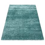 Hoogpolig vloerkleed Asilah polyester - aquablauw - 120 x 170 cm - Aquablauw - 120 x 170 cm