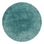 Hochflorteppich Asilah Polyester - Aqua - 120 x 120 cm - Aqua - 120 x 120 cm