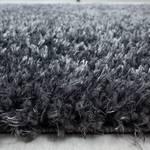 Hoogpolig vloerkleed Asilah polyester - grijs - 120 x 120 cm - Grijs - 120 x 120 cm
