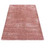 Hoogpolig vloerkleed Asilah polyester - roze - 60 x 110 cm - Roze - 60 x 110 cm