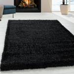 Tapis épais Asilah Polyester - Noir - 140 x 200 cm - Noir - 140 x 200 cm