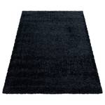 Tapis épais Asilah Polyester - Noir - 140 x 200 cm - Noir - 140 x 200 cm