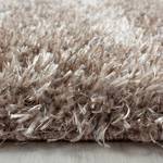 Hoogpolig vloerkleed Asilah polyester - taupe - 160 x 160 cm - Taupe - 160 x 160 cm