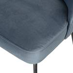 Chaises Skaven - Lot de 2 Polyester - Bleu pétrole - Bleu pétrole