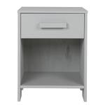 Table de chevet Mastrup Pin massif - Gris clair - Gris clair