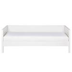 Lit en bois massif Melholt Pin massif - Blanc - 90 x 200 cm - Blanc