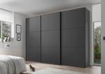 Schwebetürenschrank Includo Typ A Graphit - Breite: 249 cm - Basic - Grau