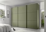 Schwebetürenschrank Includo Typ A Blassgrün - Breite: 249 cm - Premium - Grau