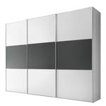 Armadio con ante scorrevoli Includo B Bianco / Grafite - 280 x 222 cm - Smart