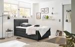 Lit boxspring Elfies Microfibre Salvo: Anthracite