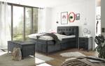 Lit boxspring Cellere Microfibre Salvo: Anthracite - 140 x 200cm