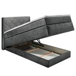 Lit boxspring Assergi Microfibre Salvo: Anthracite