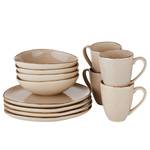 Frühstücks-Set FINCA 12-teilig Porzellan - Beige