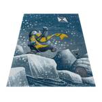 Tapis de chambre d’enfant Pingouin Polypropylène - Bleu - 120 x 170 cm - 120 x 170 cm
