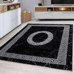 Kurzflorteppich Tripoli Polypropylen - Schwarz - 80 x 150 cm - Schwarz - 80 x 150 cm