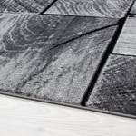 Laagpolig vloerkleed Braga polypropeen - zwart - 80 x 150 cm - 80 x 150 cm
