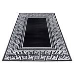 Laagpolig vloerkleed Patras polypropeen - zwart - 120 x 170 cm - Zwart - 120 x 170 cm