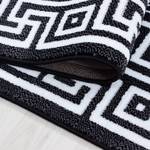 Laagpolig vloerkleed Patras polypropeen - zwart - 120 x 170 cm - Zwart - 120 x 170 cm