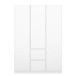 Armoire Nidda sans porte miroir Blanc alpin - Largeur : 136 cm