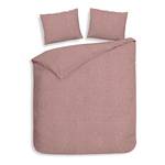 Bevertien beddengoed Franela katoen - antiekroze - Oud pink - 220 x 240 cm