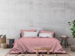 Bevertien beddengoed Franela katoen - antiekroze - Oud pink - 220 x 240 cm