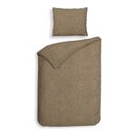 Parure de lit en flanelle Franela Coton - Taupe - Taupe - 220 x 140 cm