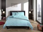 Renforcé beddengoed Lino katoen - blauw - Blauw - 200 x 200 cm