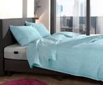 Parure de lit en coton renforcé Lino Coton - Bleu - Bleu - 220 x 200 cm