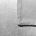 Copripiumino e federa Velluto Cotone - Grigio chiaro - Color grigio pallido - 220 x 140 cm