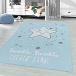 Kindervloerkleed Twinkle Twinkle polypropeen - blauw - 160 x 230 cm - Blauw - 160 x 230 cm