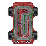 Kindervloerkleed Racetrack polypropeen - rood - 160 x 230 cm - 160 x 230 cm