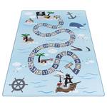 Kinderteppich Piratenspiel Polypropylen - Blau - 80 x 120 cm - 80 x 120 cm