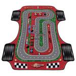 Tapis enfant Course Polypropylène - Rouge - 80 x 120 cm - 80 x 120 cm