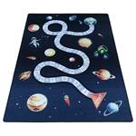 Kinderteppich Weltraum Polypropylen - Navy - 100 x 150 cm - 100 x 150 cm