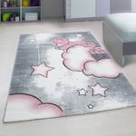 Kinderteppich Teddy & Sterne Polypropylen - Pink - 160 x 230 cm - Pink - 160 x 230 cm