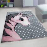 Kinderteppich Einhorn Pink Polypropylen - Pink - 160 x 230 cm - 160 x 230 cm