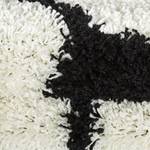 Tapis enfant Shaggy Football Polypropylène - Noir - 100 x 100 cm - Noir - 100 x 100 cm