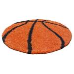 Tappeto per cameretta Basket Shaggy Polipropilene - Orange - 120 x 120 cm - 120 x 120 cm